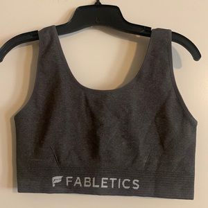 Fabletics Dark Gray Sports Bra